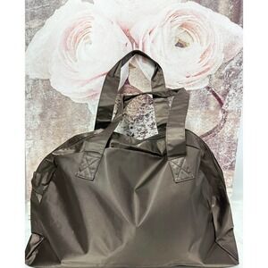 VTG NOS Brown Nylon Gym Bag Exclusively for Bloomingdales  XL